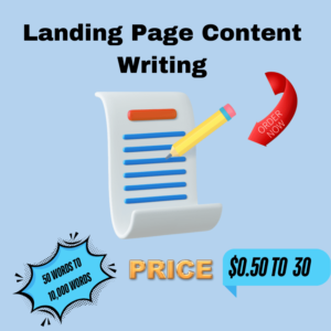 Landing Page Content Writing