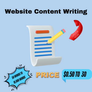 Website Content Writing